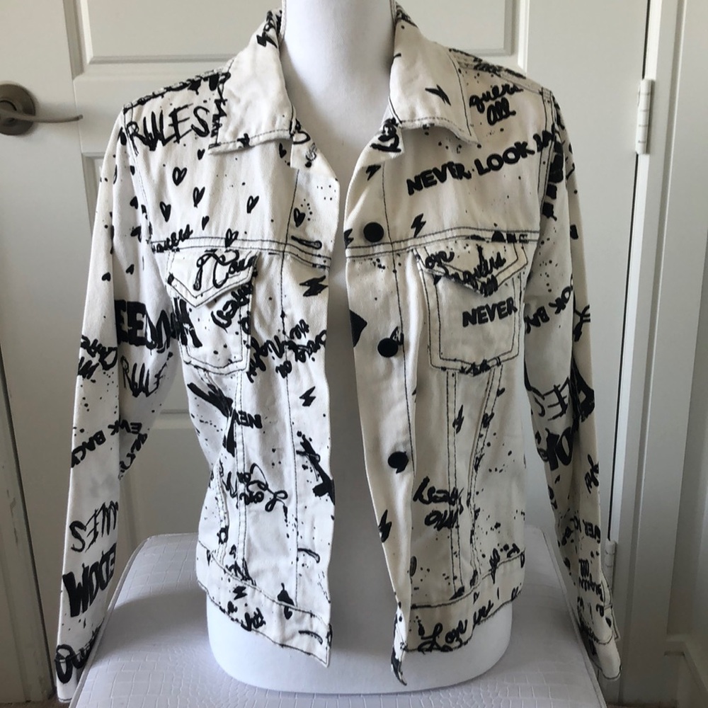 Graffiti Jean Jacket